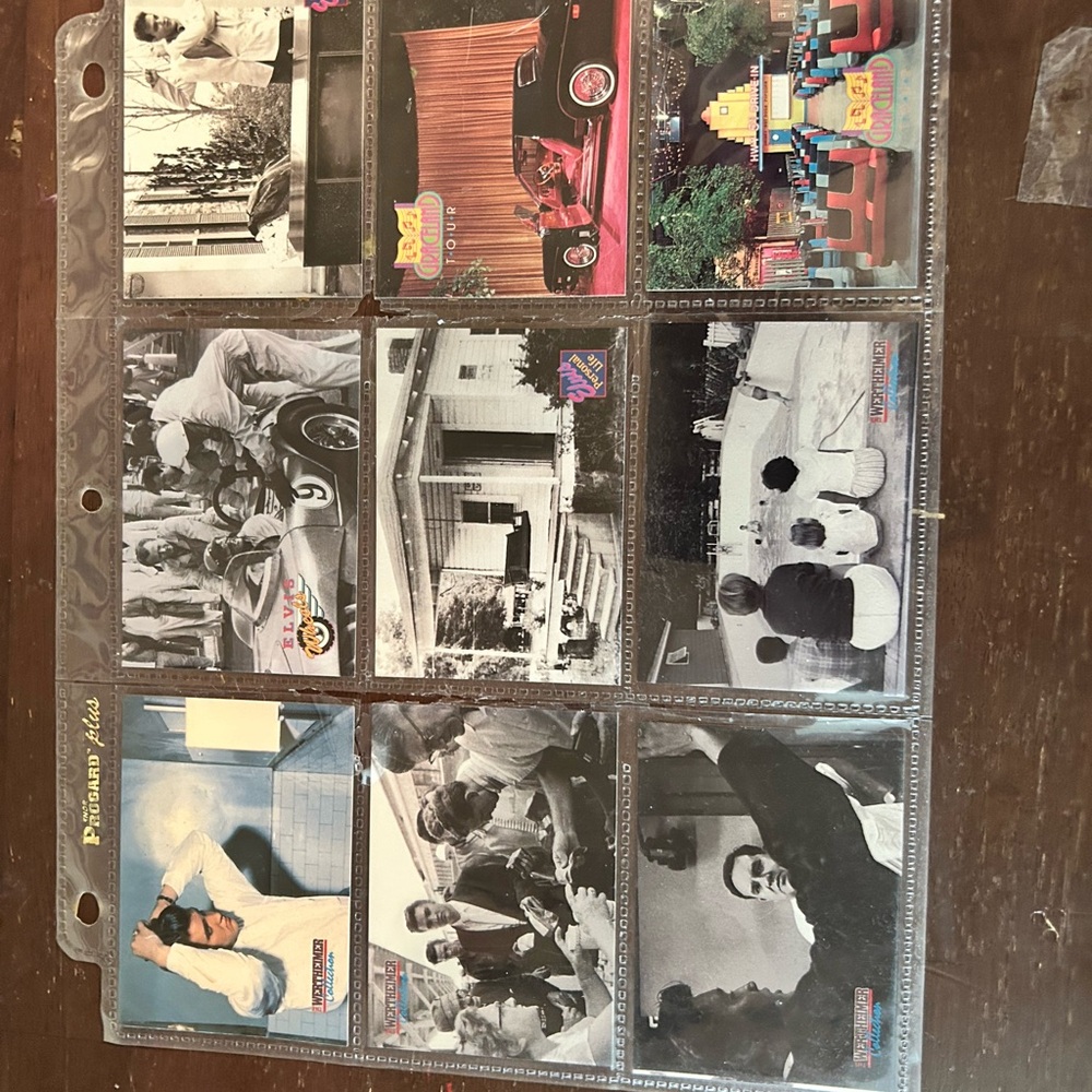 Set/Lot of Collectible Elvis Presley Trading Cards In Sheets - Picture 9 of 16